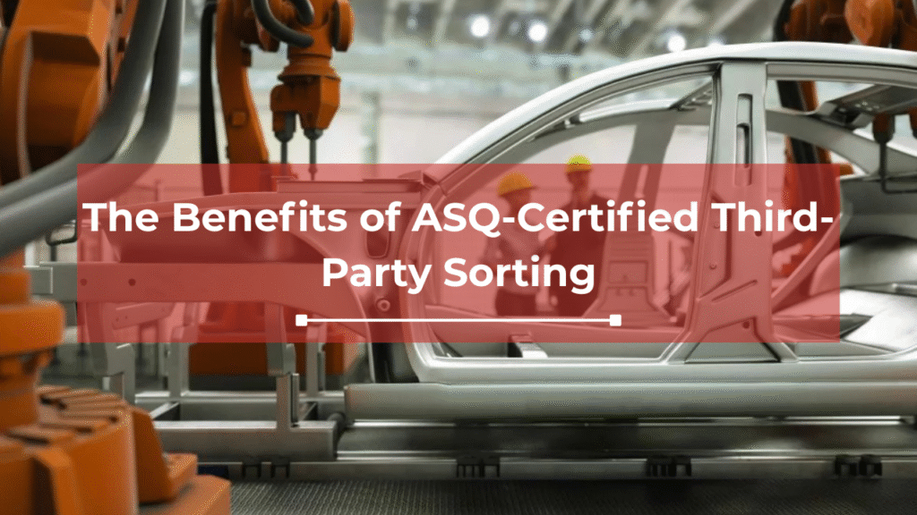 The Benefits of ASQ-Certified Third-Party Sorting